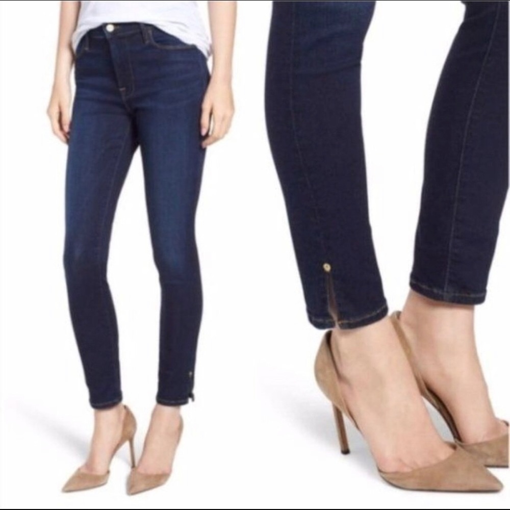 Frame Le High Skinny Ankle Jeans Wythe
